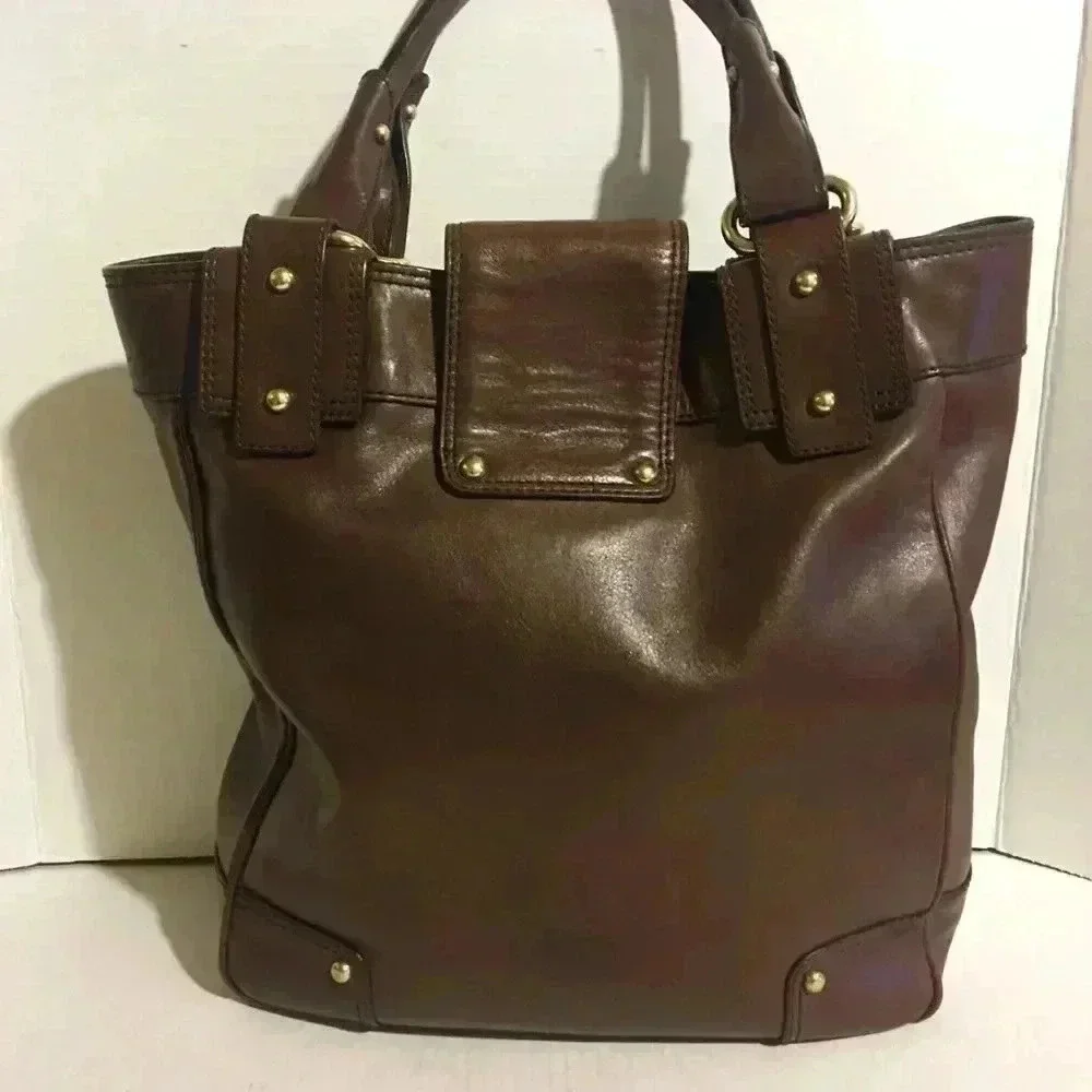Banana Republic Brown leather hobo handbag